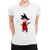 Angry Goku Ladies Fitted T-shirt | Artistshot