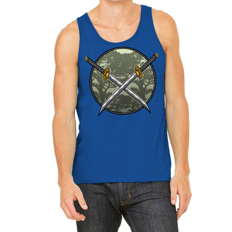 Cross Katana Illustration Tank Top by adnickilons | Artistshot