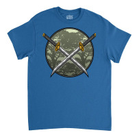 Cross Katana Illustration Classic T-shirt | Artistshot