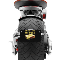 Crust On My Pb&j   Peanut Butter And Jelly   Funny Gifts For Foodies Motorcycle License Plate | Artistshot