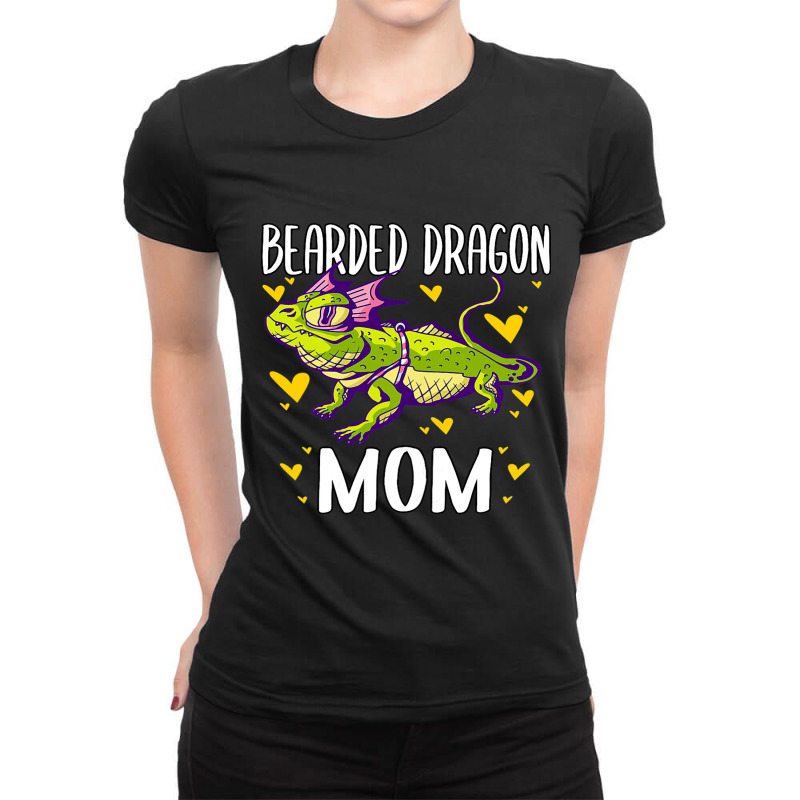 Womens Bearded Dragon Mom Grandma Mothers Day Ladies Fitted T-Shirt by MELISSABISHOP | Artistshot