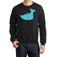 Blue Hadrosaurid Sitting Crewneck Sweatshirt | Artistshot