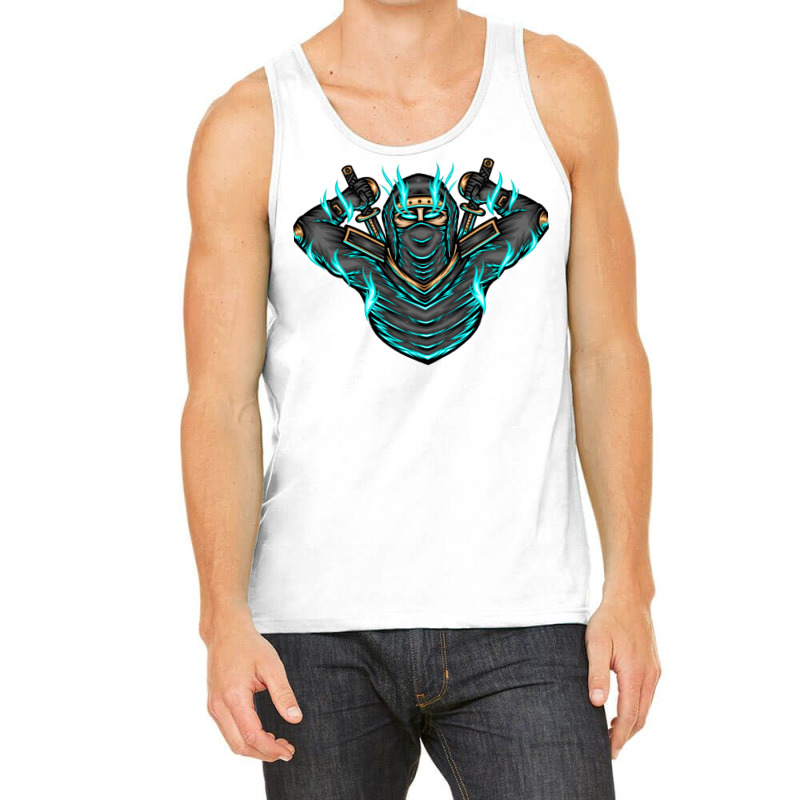 Ninja Shadow Illustration Tank Top | Artistshot