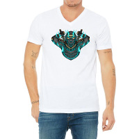 Ninja Shadow Illustration V-neck Tee | Artistshot