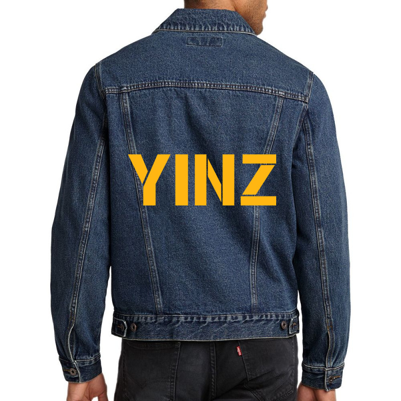 Yinz Apparel. Proud Pittsburgh Native Yinzer Sweatshirt Men Denim Jacket | Artistshot