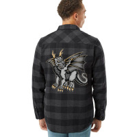 Vector Cool Fantasy Dragon Flannel Shirt | Artistshot