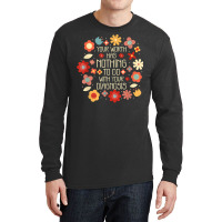 Your Worth Has Nothing To Do With Your Diagnosis, Brain T Shirt Long Sleeve Shirts | Artistshot