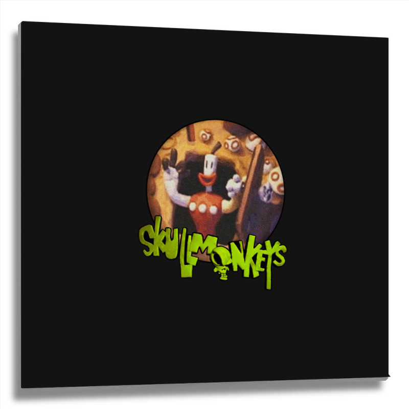 Skullmonkeys Metal Print Square | Artistshot