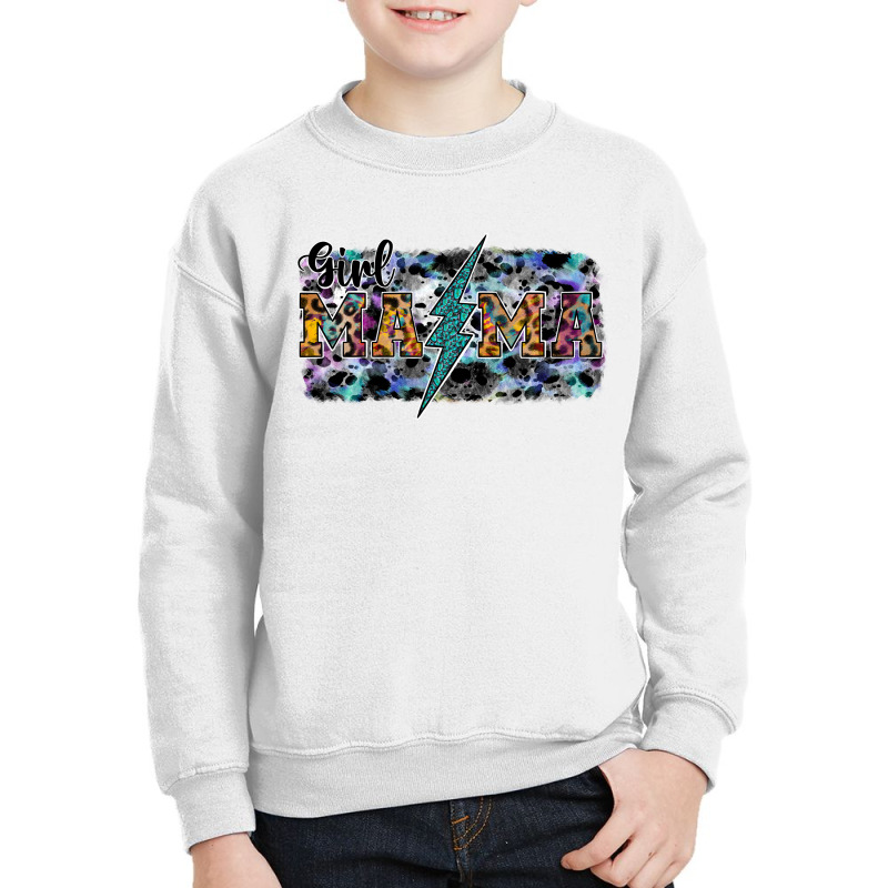 Girl Mama Youth Sweatshirt by SublimationCraftShop | Artistshot