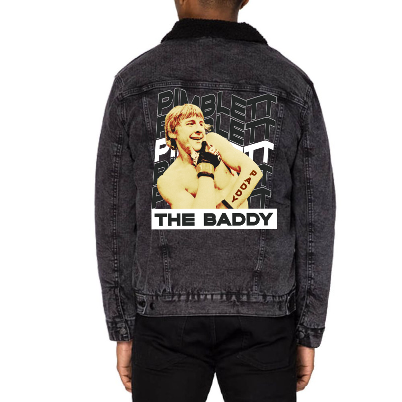 Paddy The Baddy Pimblett Mma Gifts Unisex Sherpa-lined Denim Jacket | Artistshot