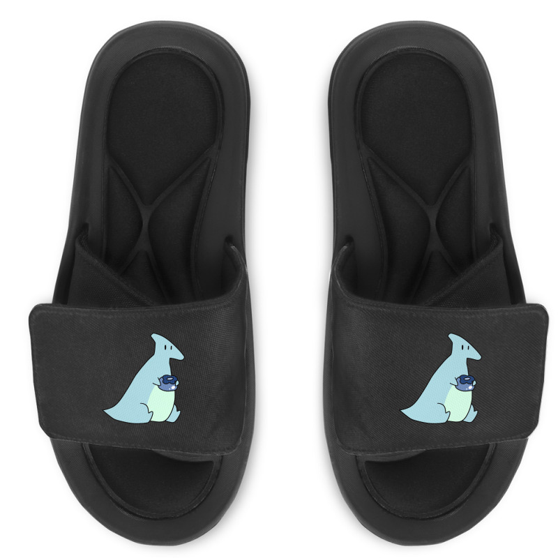 Blueberry Hadrosaurus Slide Sandal | Artistshot