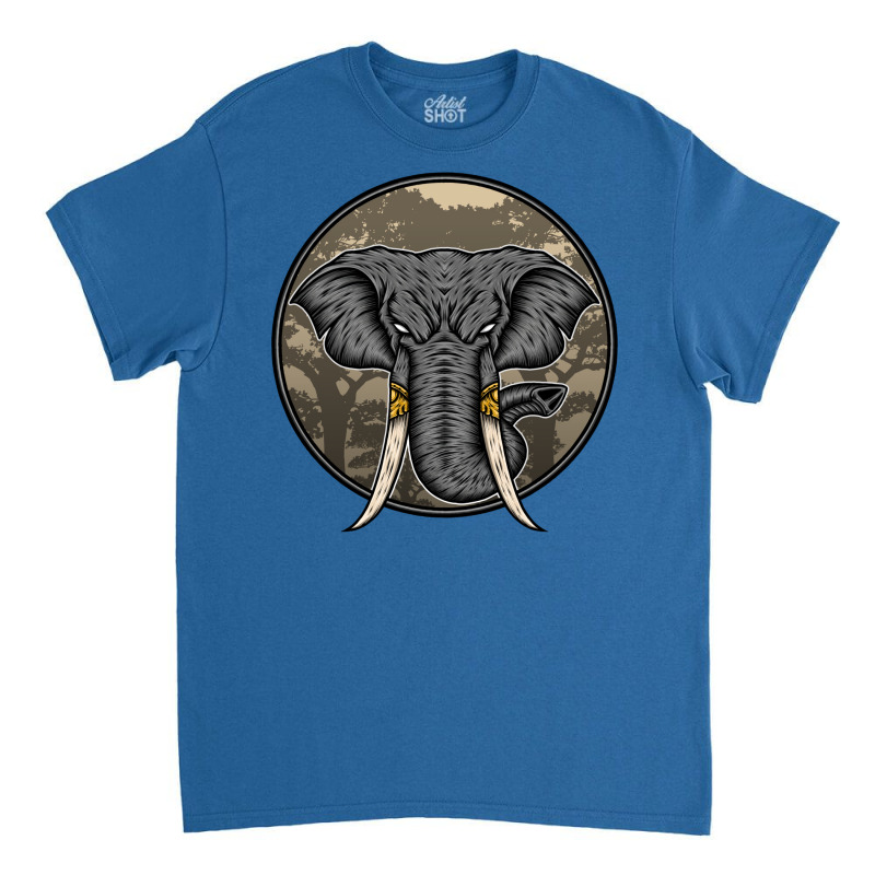 Wild Elephant Vector Classic T-shirt | Artistshot