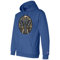 Wild Elephant Vector Champion Hoodie | Artistshot