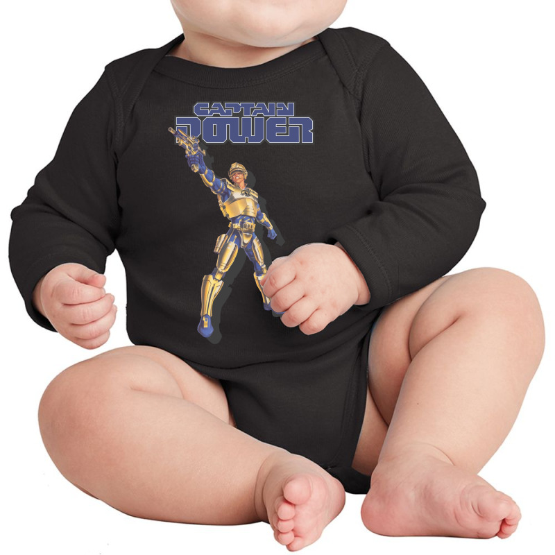 Captain Power Classic Science Fiction Tv Series Long Sleeve Baby Bodysuit by LumLum | Artistshot