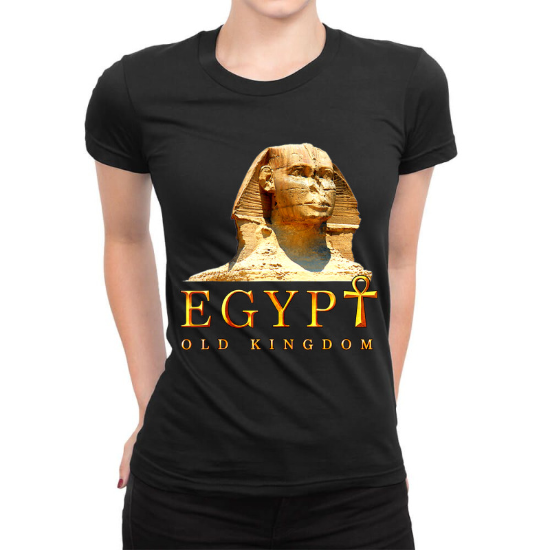 Egypt Old Kingdom Pharaoh Ancient Egyptian Tut Ankh Of Life Ladies Fitted T-Shirt by namnguyen | Artistshot