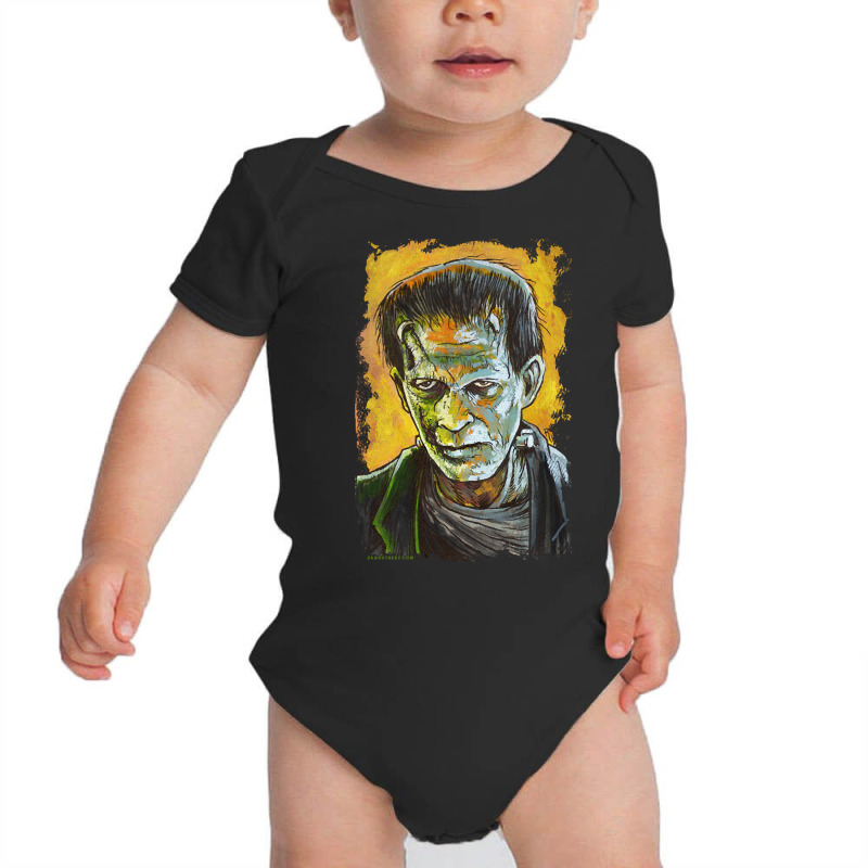 Trending Frankenstein's Monster-pqd7s Baby Bodysuit by michealyoungerlk01 | Artistshot