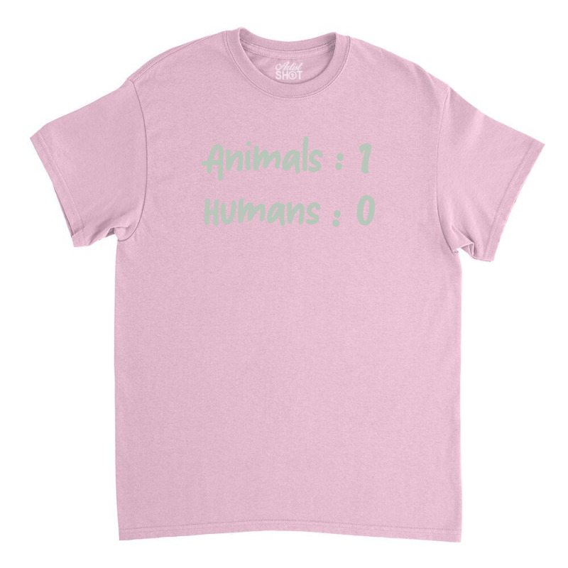 Animals Vs Humans Classic T-shirt | Artistshot
