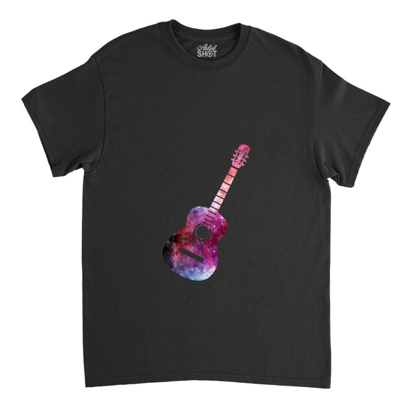 Galaxy Guitar Vector Classic T-shirt | Artistshot