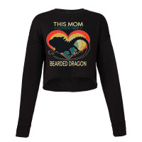 Womens Funny Bearded Dragon Lover Graphic Women Moms Bearded Dragon Cropped Sweater | Artistshot