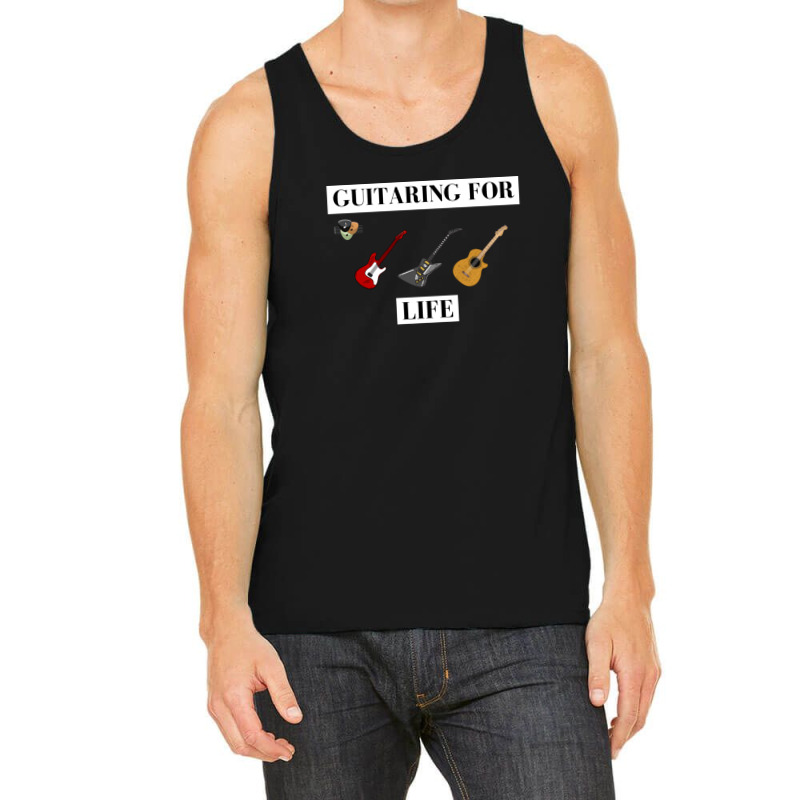 Guitaring For Life 1 Tank Top | Artistshot