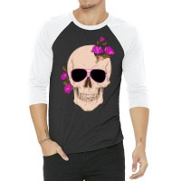 Limited Edition Skeleton With Sunglasses Design 3/4 Sleeve Shirt | Artistshot