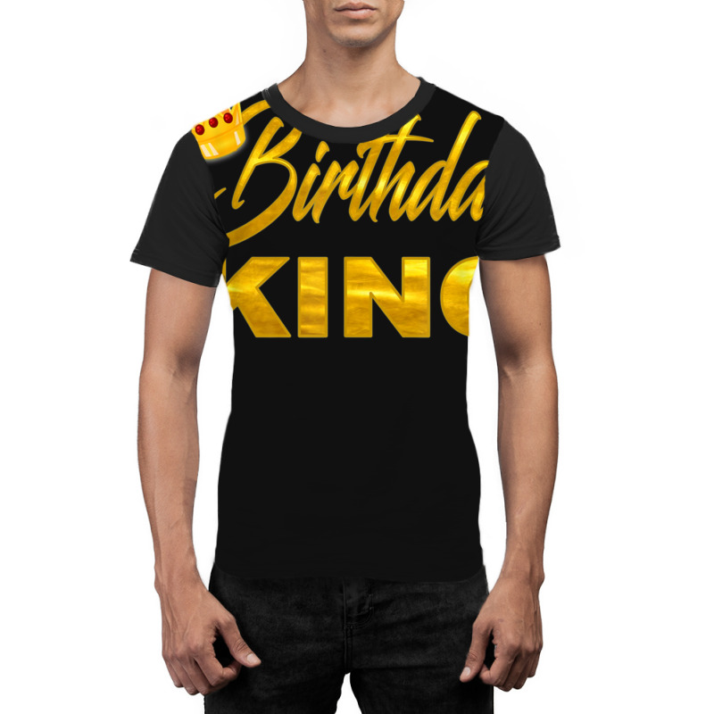 Teen For Boy King Golden Imitation Graphic T-shirt by KyungSavard | Artistshot