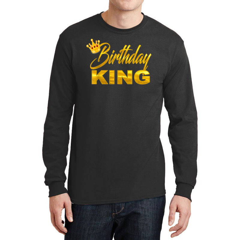 Teen For Boy King Golden Imitation Long Sleeve Shirts by KyungSavard | Artistshot