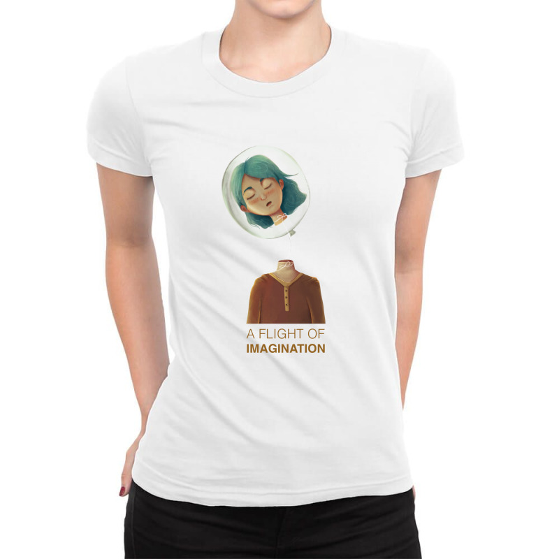 A Flight Of Imagination Ladies Fitted T-Shirt by Noor.9 | Artistshot