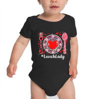 Happy Valentine's Day Lunch Lady Women Matching Baby Bodysuit | Artistshot