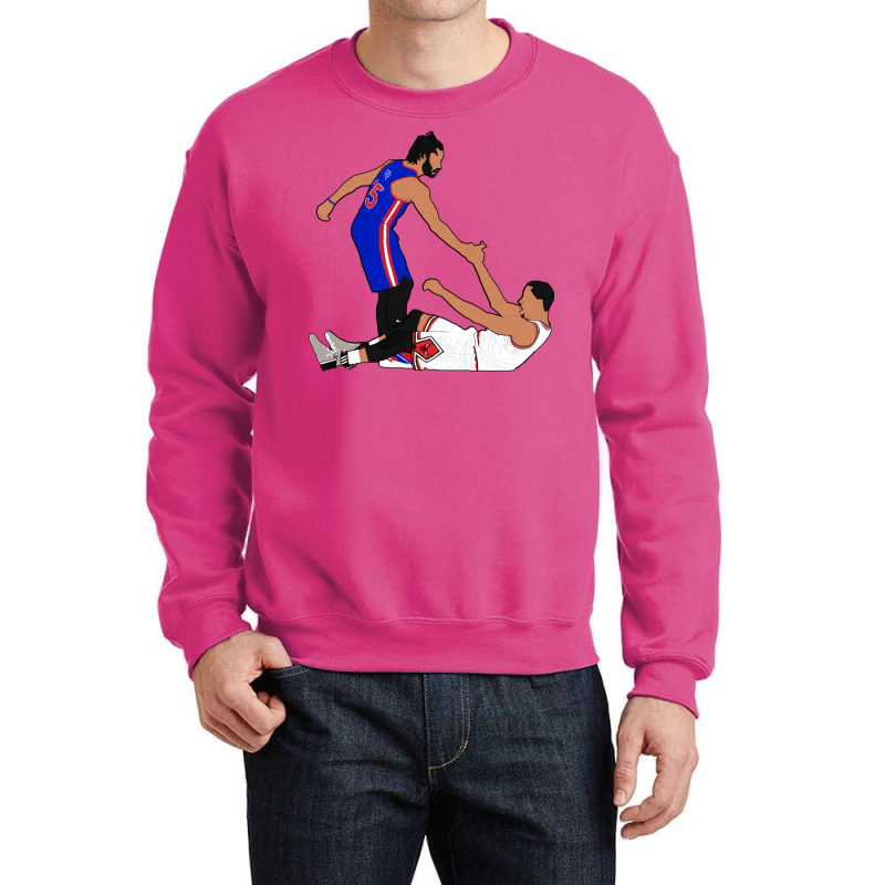 Derrick Fell Derrick Rose Pistons Crewneck Sweatshirt by andeekngueloc | Artistshot