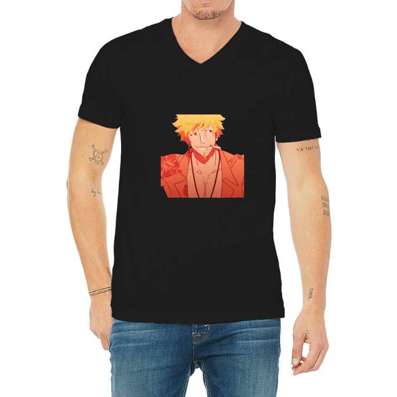 Meme Oshino V-neck Tee | Artistshot