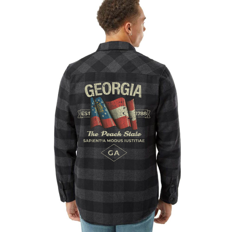 Georgia 1788 Flannel Shirt by djimadejmek9 | Artistshot