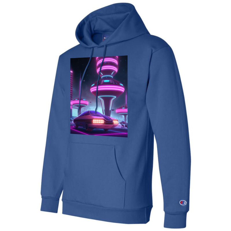 Future Cars Digital Art Champion Hoodie by Kailooma | Artistshot