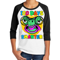 100th Day Of School Saying Smart Turtle 100 Days Smarter T Shirt Youth 3/4 Sleeve | Artistshot