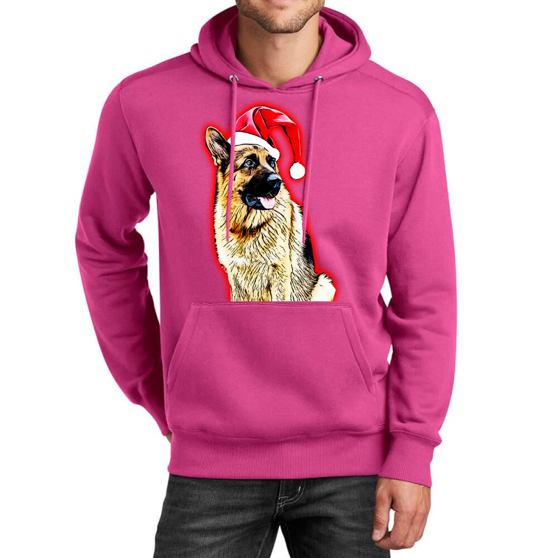 German Shepherd Xmas Unisex Hoodie by djimadejmek9 | Artistshot