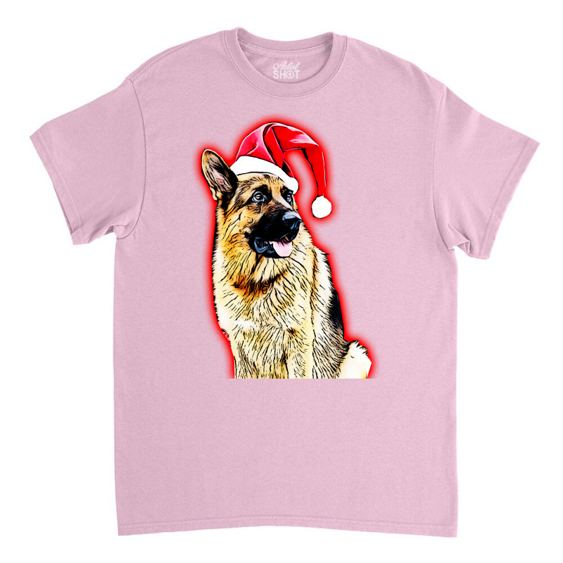 German Shepherd Xmas Classic T-shirt by djimadejmek9 | Artistshot