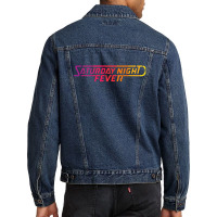 Bee Gees Saturday Night Fever 18 Men Denim Jacket | Artistshot