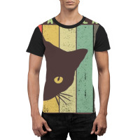 Funny Black Cat In The Dark Gift 2021 Graphic T-shirt | Artistshot