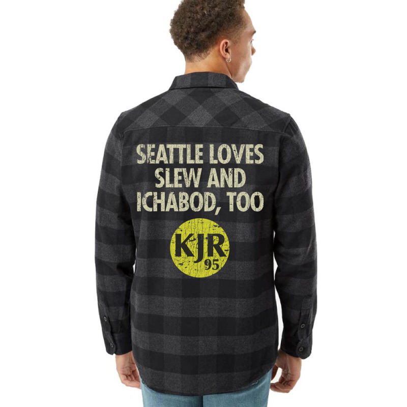 Kjr 95 Seattle Radio Flannel Shirt | Artistshot