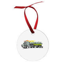 Whittaker Transport Cartoon Over The Road Semi Truck T Shirt Ornament | Artistshot