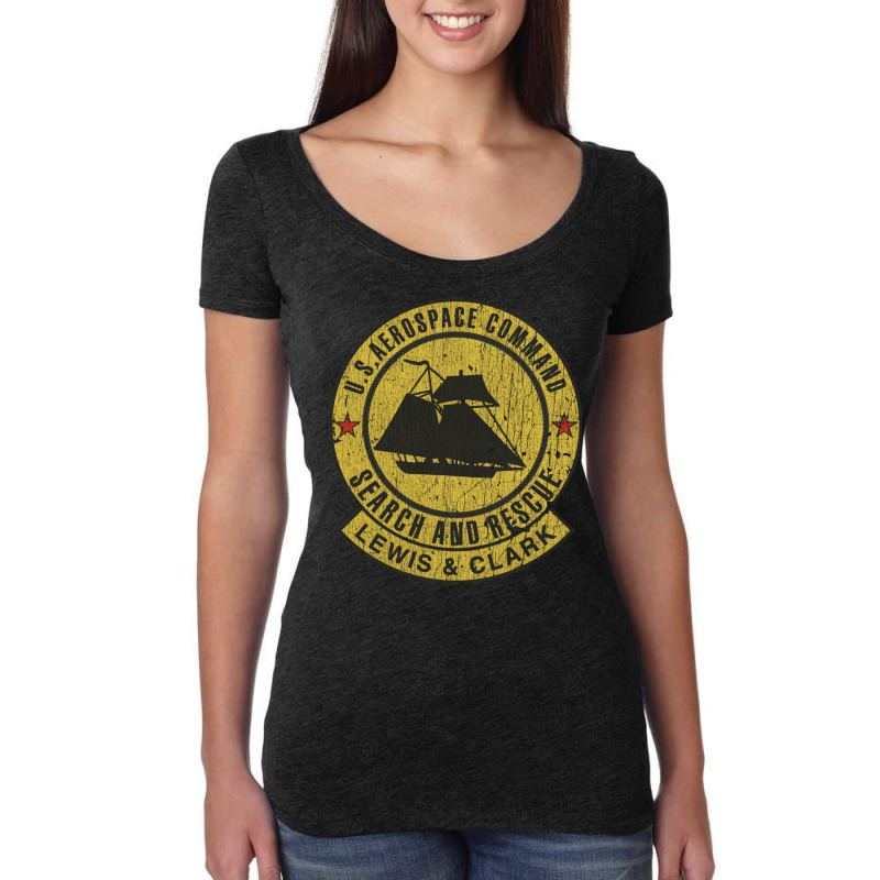 U.s.a.c. Lewis & Clark Crew Insignia Women's Triblend Scoop T-shirt by rowdenctrn5 | Artistshot