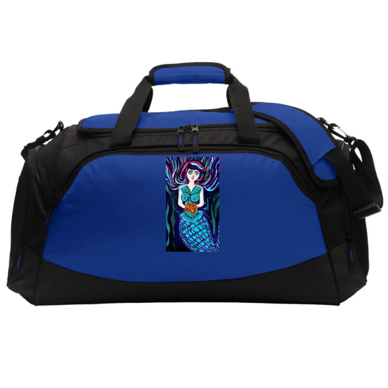 Mermaid Eyes Active Duffel | Artistshot