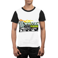 Womens Whittaker Transport Cartoon Over The Road Semi Truck V Neck T S Graphic T-shirt | Artistshot