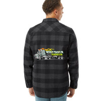 Womens Whittaker Transport Cartoon Over The Road Semi Truck V Neck T S Flannel Shirt | Artistshot