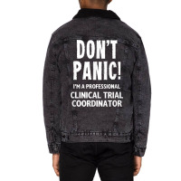 Clinical Trial Coordinator T Shirt Unisex Sherpa-lined Denim Jacket | Artistshot