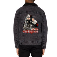 Merry Christmas  Trading Places Unisex Sherpa-lined Denim Jacket | Artistshot