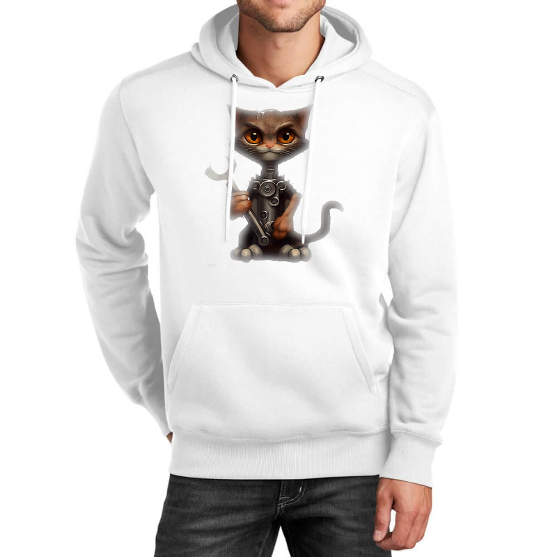 Cat Disguised Himself As A Socket Wrench T Shirt Unisex Hoodie by alph0r9bang | Artistshot