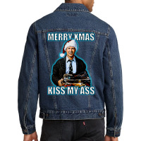 Merry Xmas Men Denim Jacket | Artistshot