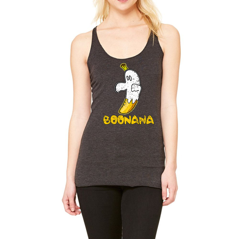 Funny Cute Distressed Ghost Fruit Banana Boonana Tee Racerback Tank by KimberleeWilson786 | Artistshot