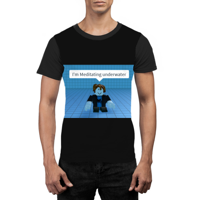 I'm Meditating Underwater 1 Graphic T-shirt by JessicaParadis | Artistshot